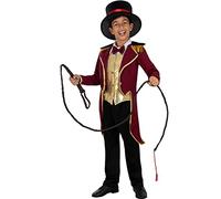 Funidelia | Ringmaster Costume for boy Tamer, Circus, Funny, Ringmaster - Costume for kids accessory fancy dress & props for Halloween, carnival & parties - Red