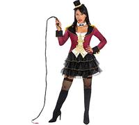Funidelia | Ringmaster Costume for woman Tamer, Circus, Funny, Ringmaster - Costume for adults accessory fancy dress & props for Halloween, carnival & parties - Red