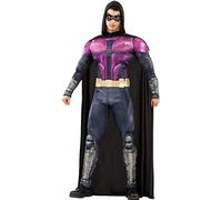 Funidelia | Robin costume - Arkham Knight for man Boy Wonder, Superheroes, DC Comics - Costume for adults, accessory fancy dress & props for Halloween, carnival & parties - Size XL - Black