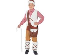 Funidelia | Shepherd Costume s for boy Christmas, Nativity Scene - Costume for kids accessory fancy dress & props for Halloween, carnival & parties - Size 7-9 years - Brown