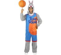 Funidelia | Space Jam Bugs Bunny Costume - Looney Tunes for men & women Costumes for adults, accessory fancy dress & props for Halloween, carnival & parties - Size S-M - Grey/Silver