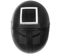 Funidelia Squid Game Mask with Square - Official Netflix for men and women. Costume accessories for adults