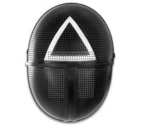Funidelia | Squid Game Mask with Triangle - Official Netflix for men and women Accessories for adults, fancy dress costumes & props for Halloween, carnival & parties - Black