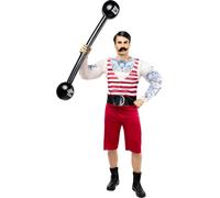 Funidelia | Strongman costume for men and women Circus, Funny - Costume for adults accessory fancy dress & props for Halloween, carnival & parties - Size L - Black