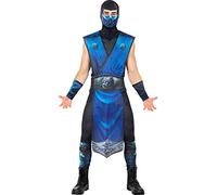 Funidelia | SubZero Costume Mortal Kombat for man Video Games, Mortal Kombat - Costume for adults accessory fancy dress & props for Halloween, carnival & parties - Size XXL - Multicolored