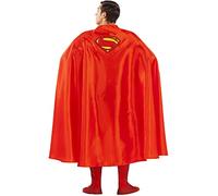 Funidelia | Superman Cape for Adults - 100% Official, Superhero, DC Comics, Justice League of America, Accessories for adults costumes & props for Halloween, carnival & parties