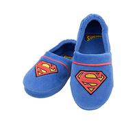 Funidelia | Superman Slippers for boy Man of Steel, Superheroes, DC Comics & Justice League Merchandise - Comfortable lounge wear and accessories for kids - Size 2-3,5 - Blue