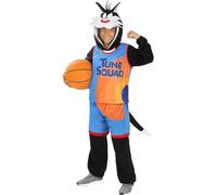 Funidelia | Sylvester Space Jam Costume - Looney Tunes for boy Basket, Cartoons - Costumes for kids, accessory fancy dress & props for Halloween, carnival & parties - Size 3-4 years - Black