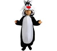 Funidelia | Sylvester the Cat Costume for Babies - Looney Tunes for baby Costumes for kids, accessory fancy dress & props for Halloween, carnival & parties - Size 12-24 months - Black
