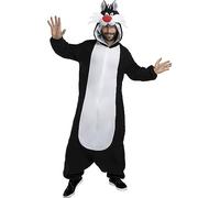 Funidelia | Sylvester the Cat Costume Looney Tunes for men and women Costume for adults accessory fancy dress & props for Halloween, carnival & parties - Size S - M - Black