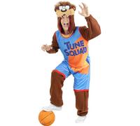 Funidelia | Taz Space Jam Costume - Looney Tunes for men & women Costumes for adults, accessory fancy dress & props for Halloween, carnival & parties - Size S-M - Brown