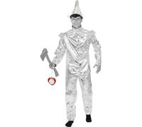 Funidelia | Tin Man Costume - The Wizard of Oz for man Costumes for adults, accessory fancy dress & props for Halloween, carnival & parties - Size M-L - Grey/Silver