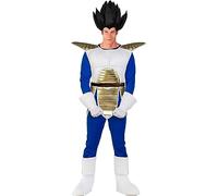 Funidelia | Vegeta Costume Dragon Ball for man Manga, Saiyan, Cartoons - Costume for adults accessory fancy dress & props for Halloween, carnival & parties - Size M - Blue