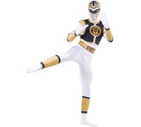 Funidelia White Power Ranger Second Skin Costume for men and women, Official License, Size M Films & Series, Superheroes - Fancy dress for adults for parties, Carnival and Halloween