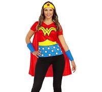Funidelia | Wonder Woman kit OFFICIAL for woman Superheroes, DC Comics, Justice League - Costumes for adults, accessory fancy dress & props for Halloween, carnival & parties