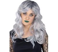 Funidelia | Zombie Bride Wig for woman Halloween Bride, Corpse Bride, Halloween, Horror - Accessories for adults, fancy dress costumes & props for Halloween, carnival & parties - Grey/Silver