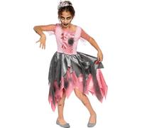 Funidelia | Zombie Princess Costumes for girl Undead, Halloween, Horror - Costume for kids accessory fancy dress & props for Halloween, carnival & parties - Size 10-12 years - Pink
