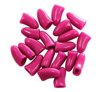 Funie 20Pcs Colorful Soft Pet Dog Cat Kitten Paw Claw Control Nail Caps Cover size XL (Purple)