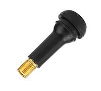 Funien 100 Pcs Car Motorcycle Universal Replacement for Snap in Tubeless Tire Valve Stem, TR412 TR413 TR414, High Temperature, Good Sealing Performance, Sunscreen, Fit for for Car, (TR414)