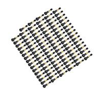 Funien 100 Pcs Car Motorcycle Universal Replacement for Snap in Tubeless Tire Valve Stem, TR412 TR413 TR414, High Temperature, Good Sealing Performance, Sunscreen, Fit for for Car, (TR413)