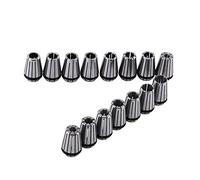 Funien 15Pcs ER20 Spring Collet Set for CNC Engraving Machine Collet, 1-13mm, Made of Spring Steel, Fine Workmanship, Various Sizes for CNC Lathe Tool, with Separate Protective