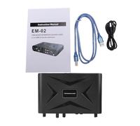 Funien 16-bit/48KHZ USB Sound Card, Noise Reduction, Real-time Monitoring for Live Gaming Karaoke Recording Device, Condenser Microphones, Instruments