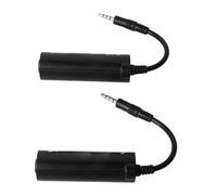 Funien 2PCS Set Guitar Power Supply Converter, ABS Portable Reverse Polarity Converter Cable for Performance, Low Latency, Small and Light for Stage Performances, Music Recordings and