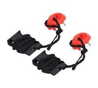 Funien 2pcs Universal Running Machine Safety Key, Treadmill Magnetic Security Switch Lock Emergency Stop Switch for Exercise, with Accessories, Lightweight and Portable, Easy to