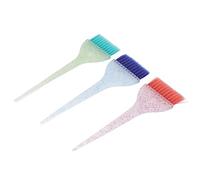 Funien 3pcs Hair Highlighting Brush Set Professional Applicator with Glitter Handles for Salon Quality Dyeing in Your Home