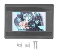Funien 4.3in HMI PLC Touch Screen, ABS Transistor Output Integrated Machine, 12 In 8 Out DC24V 1A 480 X 272 ARM9 for Control Panel Automation Operators