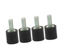 Funien 4pcs M3 M5 M6 Rubber Mounts, for Air Compressors, Engines, Gasoline Engines, Water Pumps, with Vibration Damping and Noise Control, Bobbins for Anti Vibration (VD8*8 M3*8)