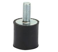 Funien 4pcs M3 M5 M6 Rubber Mounts, for Air Compressors, Engines, Gasoline Engines, Water Pumps, with Vibration Damping and Noise Control, Bobbins for Anti Vibration (VD15*15 M5*12)
