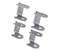 Funien 4Pcs Shock Swing Arm Weld On Mounting Bracket Kit, High Strength Steel Alloy Suspension Supports, DIY Parts Go Kart Quad Bike ATV 4 Cart Mini Bike Drift Trike, Secure Fixation