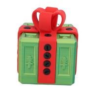 Funien Annoying Gift Box Surprise Funny 3D Printed Box Prank Present Mystery Puzzle Gift Reusable Compartment with Multiple Screws for Birthday Holiday (Green Red)