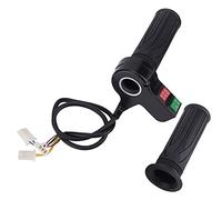 Funien Anti Slip, 3 Speed Control Throttle Handle Grips for Electric Bike, Sturdy Throttle Grip with Forward and Reverse and One-click Automatic Repair Function, Enjoy Riding, Suitable