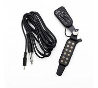 Funien AQ601 12 Hole Magnetic Guitar Pickup Transducer Volume Tone Controller 6.5mm Male Plug Cable for Acoustic Guitar 38 39 40 41