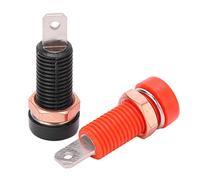 Funien Bass Material 4mm Hole, Insulation Maximum.24A Socket Connector Female, 30V-60V, Jack with Wide Contact Area, Good Transmission Contact Performance, & Sturdy, High Current