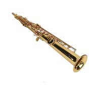 Funien Bb Soprano Saxophone Kit, Excellent Tuning, Reliable Material, Premium Craftsmanship, Wide Usage, Includes Mouthpiece, Bend Neck Cleaning Tools, for Beginner Student