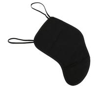 Funien Black Flannelette Violin Shoulder Rest Protector, Hand Stitched Cotton Sponge Support, Easy to Install for, Comfortable Soft, Not Easy to Fall Off