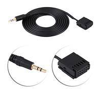 Funien Car Audio AUX Cable with Removal Tool Keys Original Design for, High Speed Data Transfer, Great for C-Max, Black