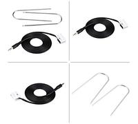Funien Car AUX Cable 3.5mm with Radio Removal Tools for 307 308 407 C2 C5 RD4, Works with I-Phone/i-Pod/MP3 Player/cell Phone