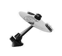 Funien Car Cymbal Drum Set for Vent or Dash Sound Effect for Rock Party, Portable Car Drum with Bells Sedans, SUVs, and Trucks, Stainless Steel 15x14cm