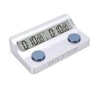 Funien Chess Clock Timer Go Chess Clock Game Timer Dual Player Board Game HD Display 9:59:59 Byoyomi Delay Silent Mode with Audible Beep for Go Tournaments
