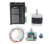 Funien Closed Loop Stepper Motor Kit Nema 23 with Microstep Driver 8mm Shaft 126N Cm 2.8A 1.8 Degree 56mm 2 Phase for CNC Engraving Machine 3D Printer Automation