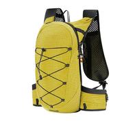 Funien Cycling Hydration Backpack Lightweight Breathable PU Material, Reflective Strips, Whistle, Survival Kit, Water Bladder Pack for Riding, Hiking, Camping (10L)