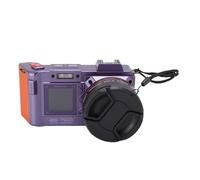 Funien Digital Camera SLR Camera 4K 70MP 50X Zoom Auto Focus F1.8 WiFi Compact Photo with Double Screen Flash Hot Shoe for Travel Selfie Vlogging (Violet)