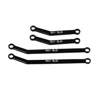Funien Durable RC Steering Linkage Kit | High Clearance Chassis Links Set for AXIAL SCX24 1/24 | Improving Overall RC Car Performance | Suitable for Model Car Enthusiasts | 2 Short, 2 Long Pull Rods