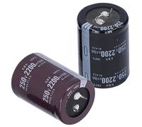 Funien Electrolytic Capacitor Protective Aluminum Cover 2200μF 105℃ for Switching Power Supply 2Pcs