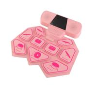 Funien Electronic Drum Set with Dual Speaker Hand Roll Drum Set Ultra Thick 9 Pads Supports BT MIDI Various Audio Connection 8 Drum Styles 6 Rhythm 10 Demo Songs Silicone (Pink)