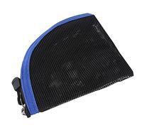 Funien Fly Fishing Line Storage Wallet [placeholder] Fishing Tippet Storage Wallet Tippet Case 7 Slots Nylon Mesh Zipper Closure Compact Ultra Lightweight with Rope Zipper for Ou (L)